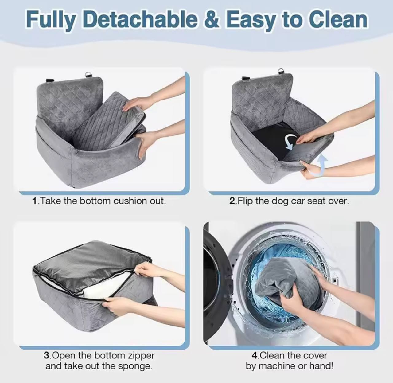 Luxury Travel Nest™ Pet Car Seat