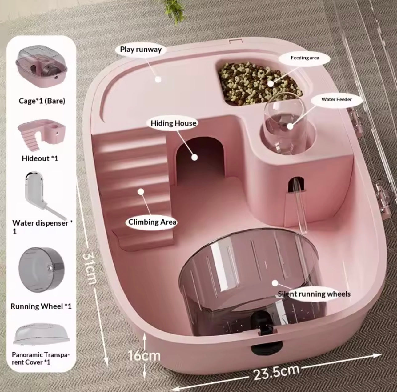 Royal Habitat™ Acrylic Hamster Villa