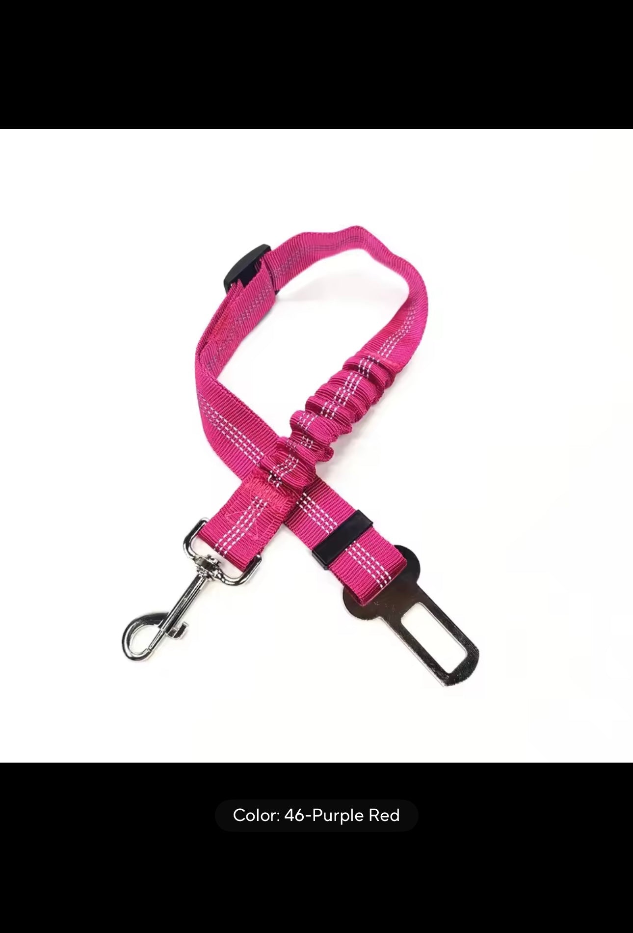 🐶🐱 Premium Adjustable Pet Seat Belt — Keep Your Furry Friend Secure on the Road! 🚙