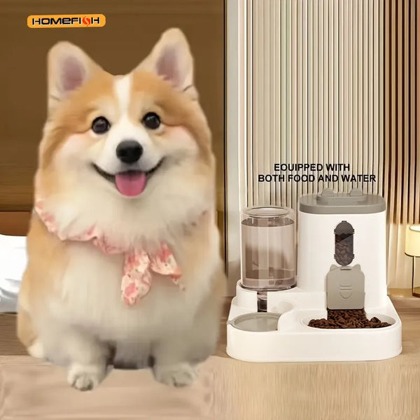 Automatic Cat Food & Water Station