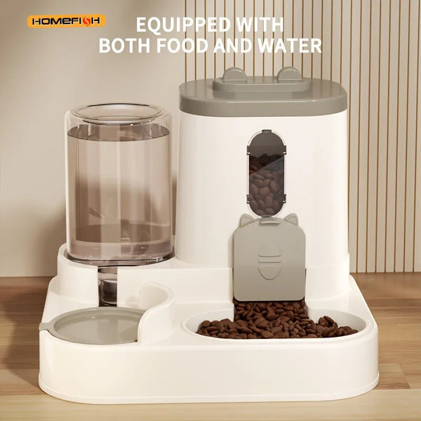 Automatic Cat Food & Water Station