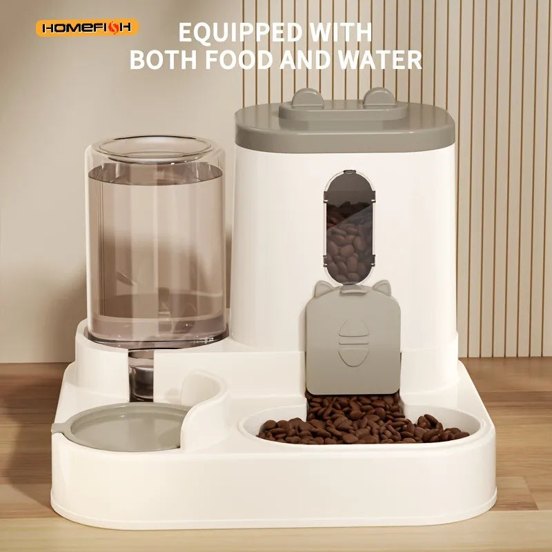 Automatic Cat Food & Water Station