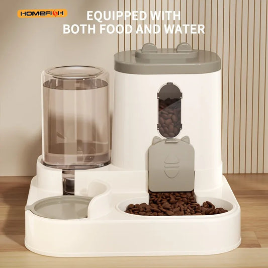 Automatic Cat Food & Water Station