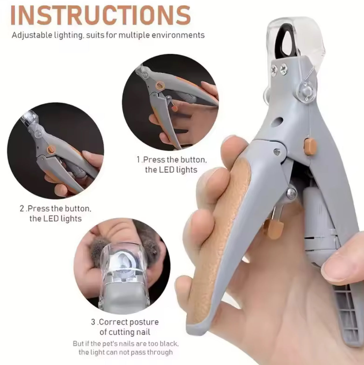 PawGlow™ LED Nail Clipper Pro