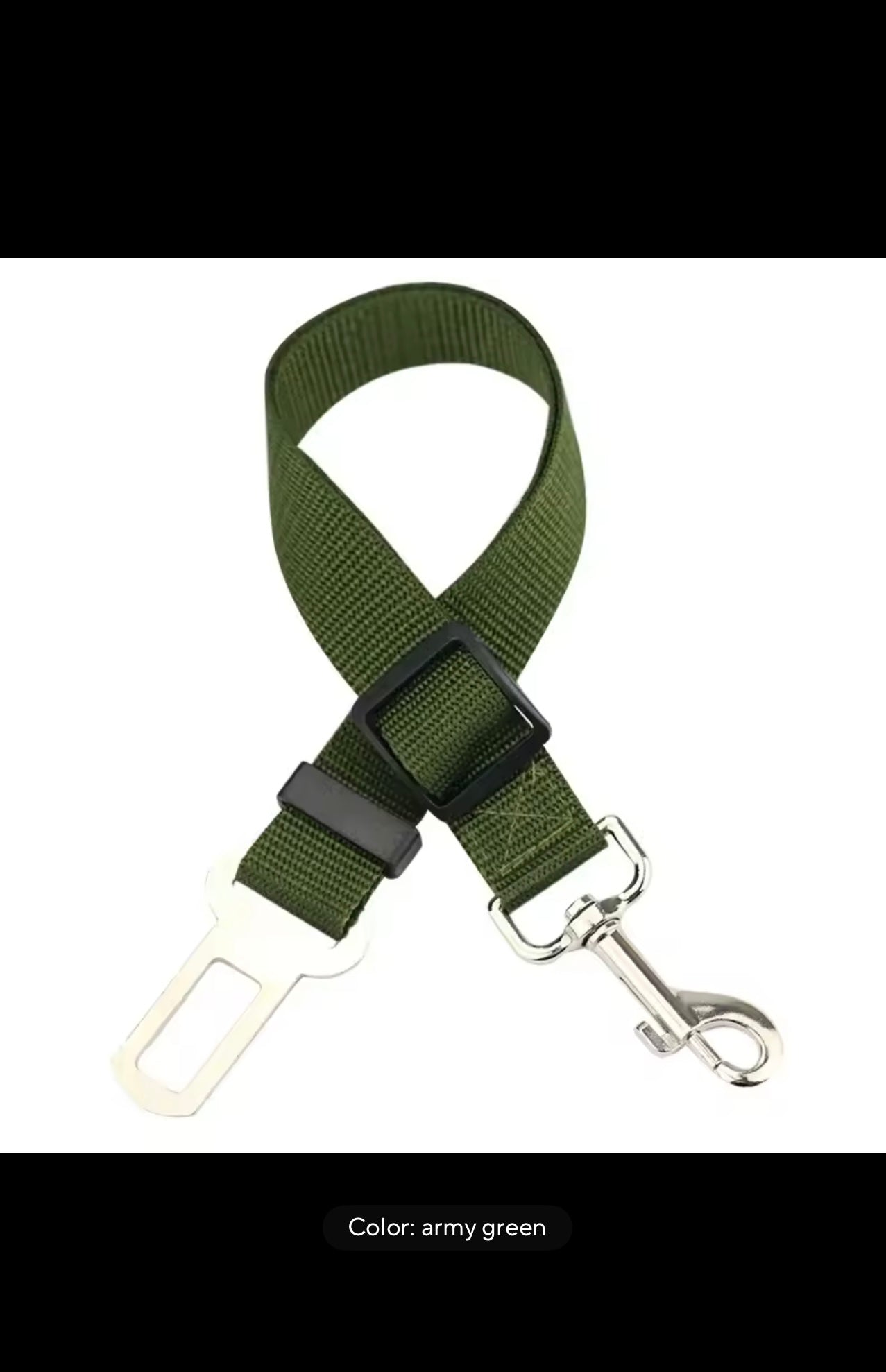 🐶🐱 Premium Adjustable Pet Seat Belt — Keep Your Furry Friend Secure on the Road! 🚙