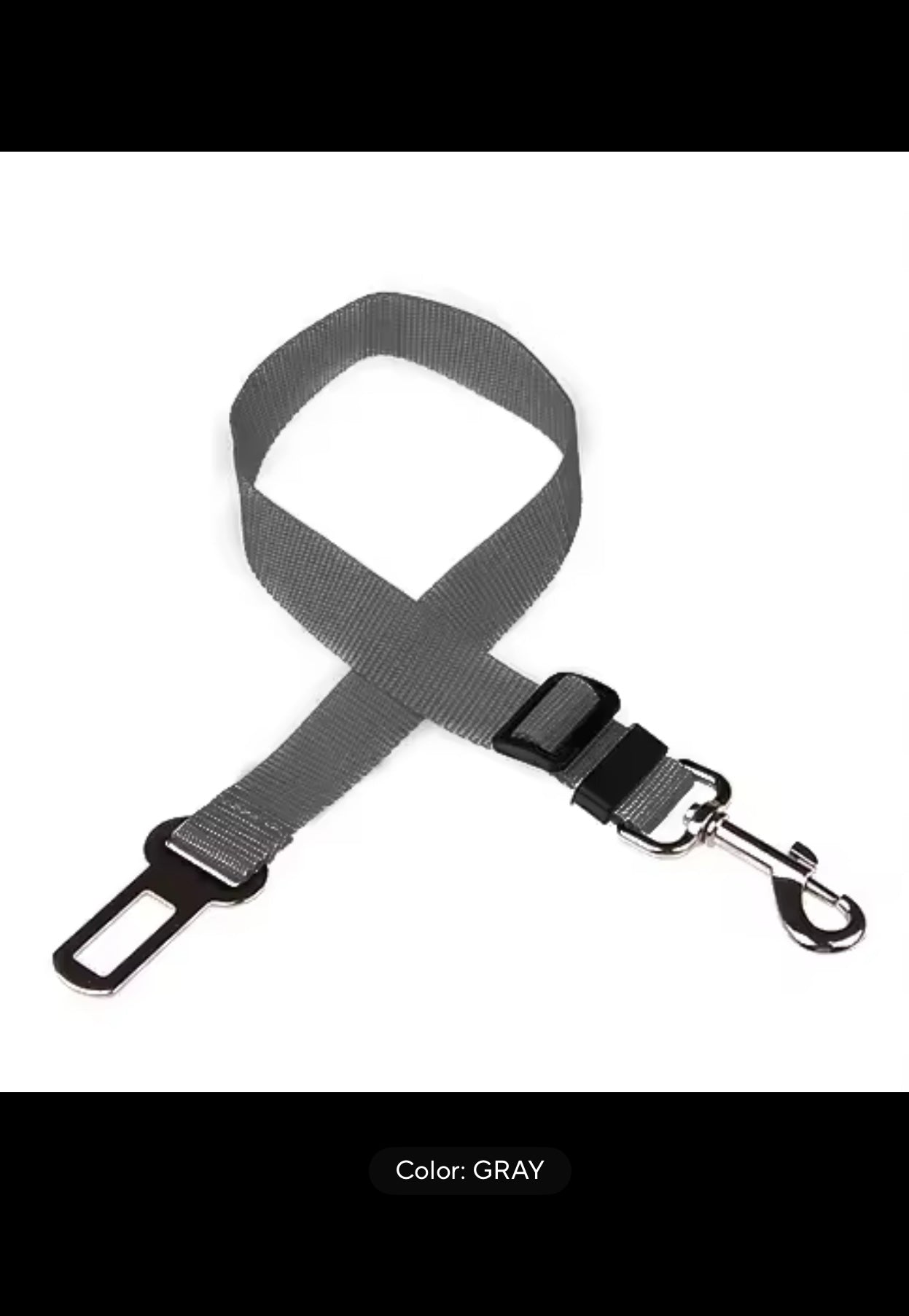 🐶🐱 Premium Adjustable Pet Seat Belt — Keep Your Furry Friend Secure on the Road! 🚙