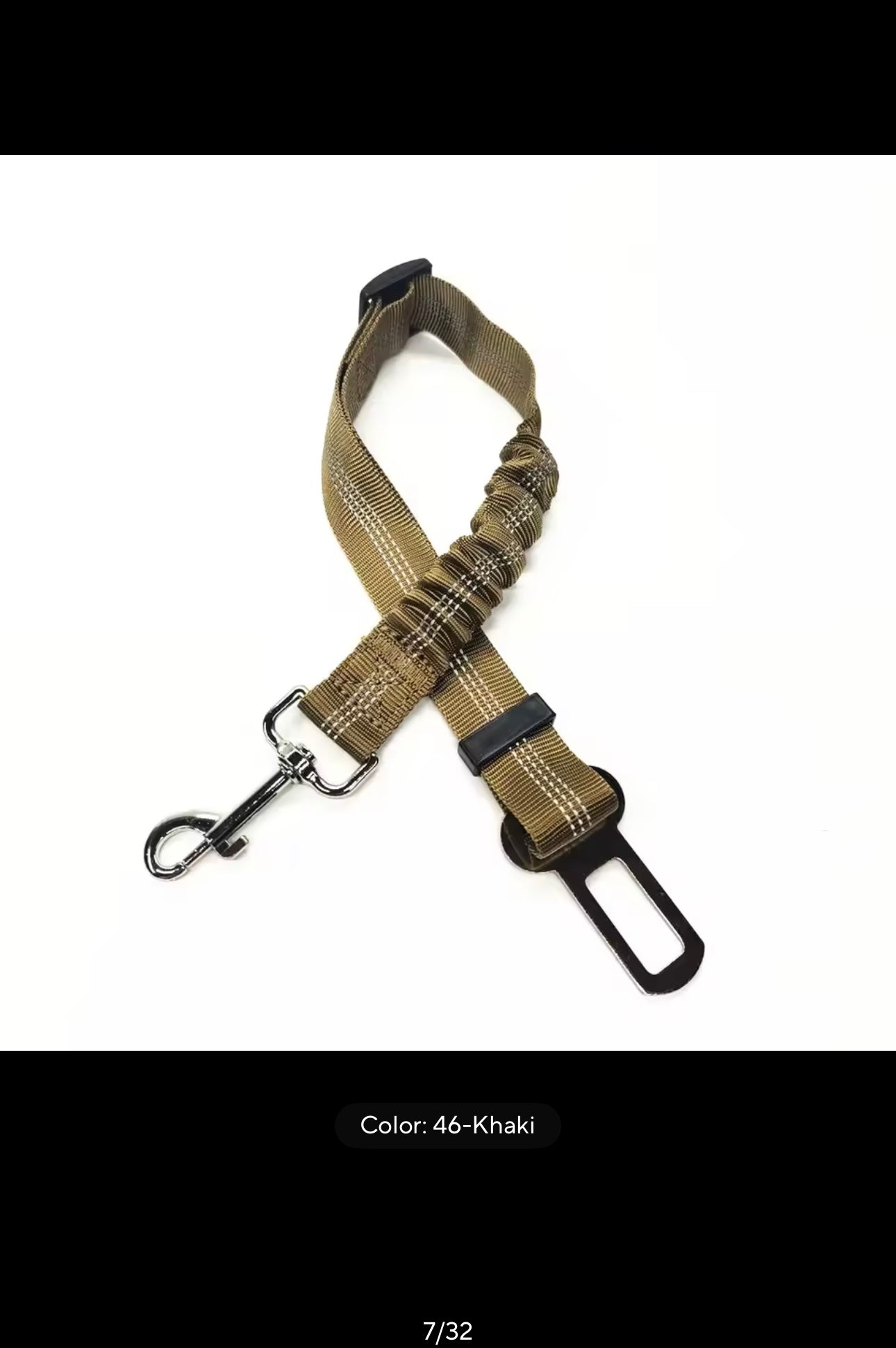 🐶🐱 Premium Adjustable Pet Seat Belt — Keep Your Furry Friend Secure on the Road! 🚙