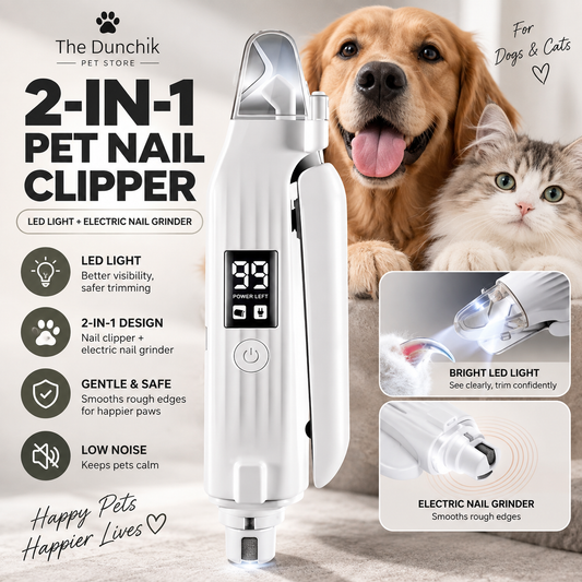 2-IN-1 PET NAIL CLIPPER