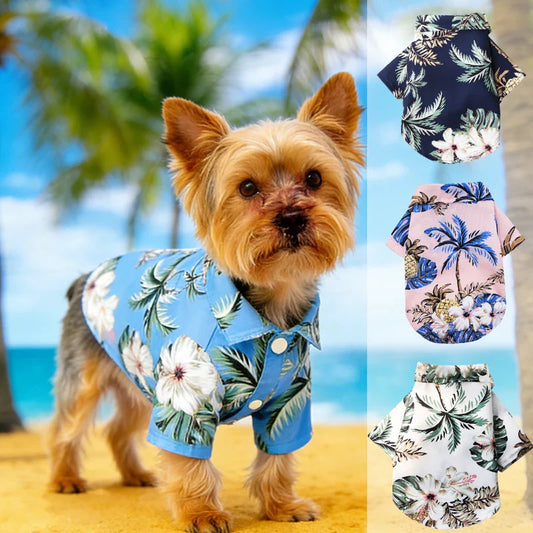 Hawaiian Pet Beach Shirt