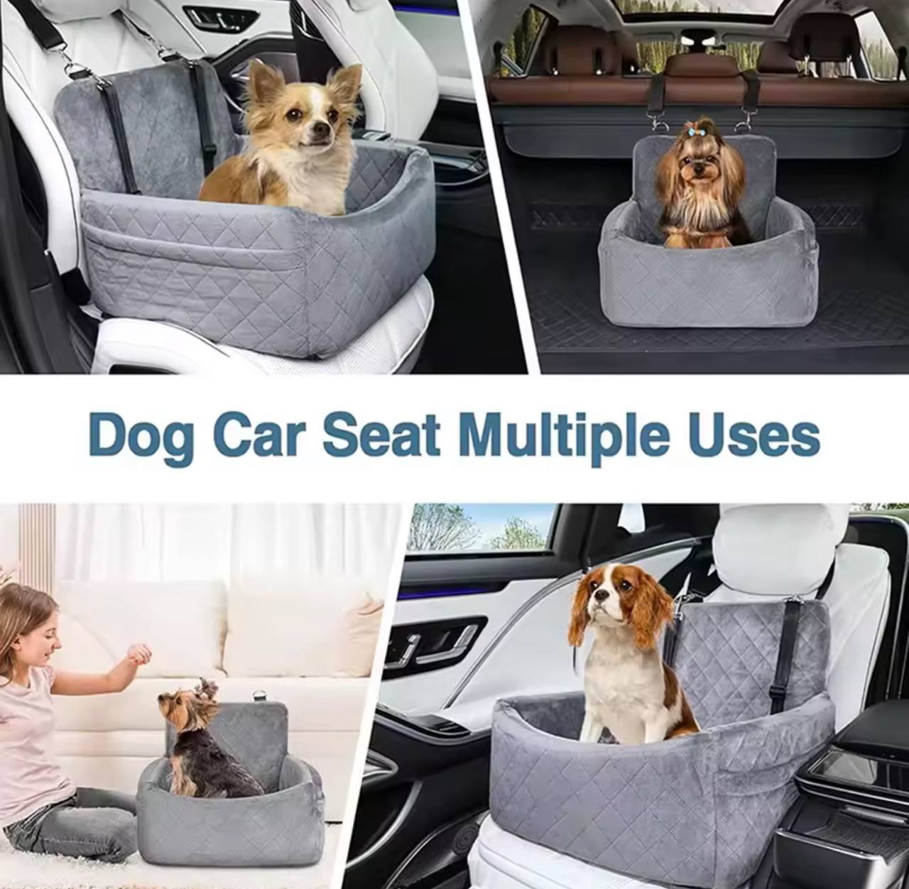 Luxury Travel Nest™ Pet Car Seat