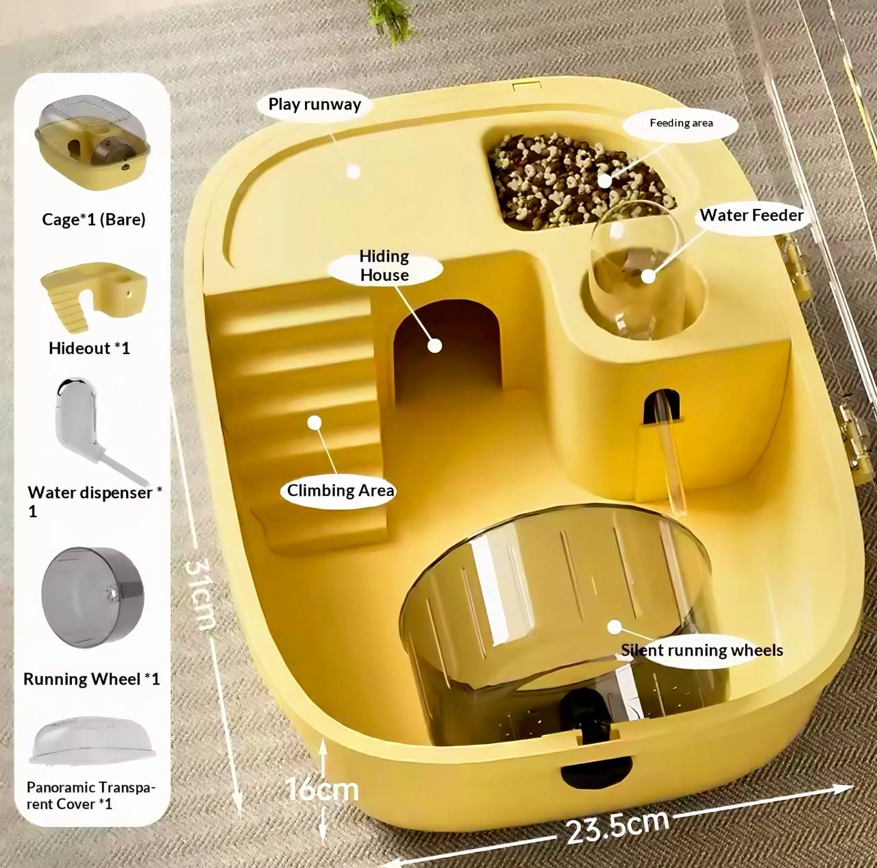 Royal Habitat™ Acrylic Hamster Villa