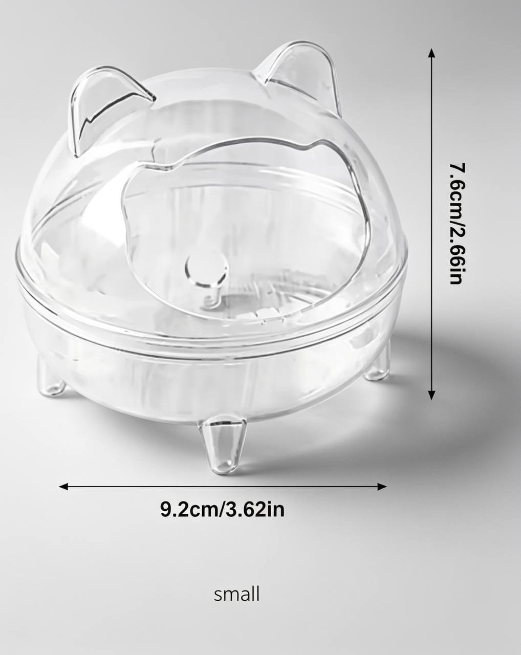 CrystalView™ Hamster Bath & Toilet House