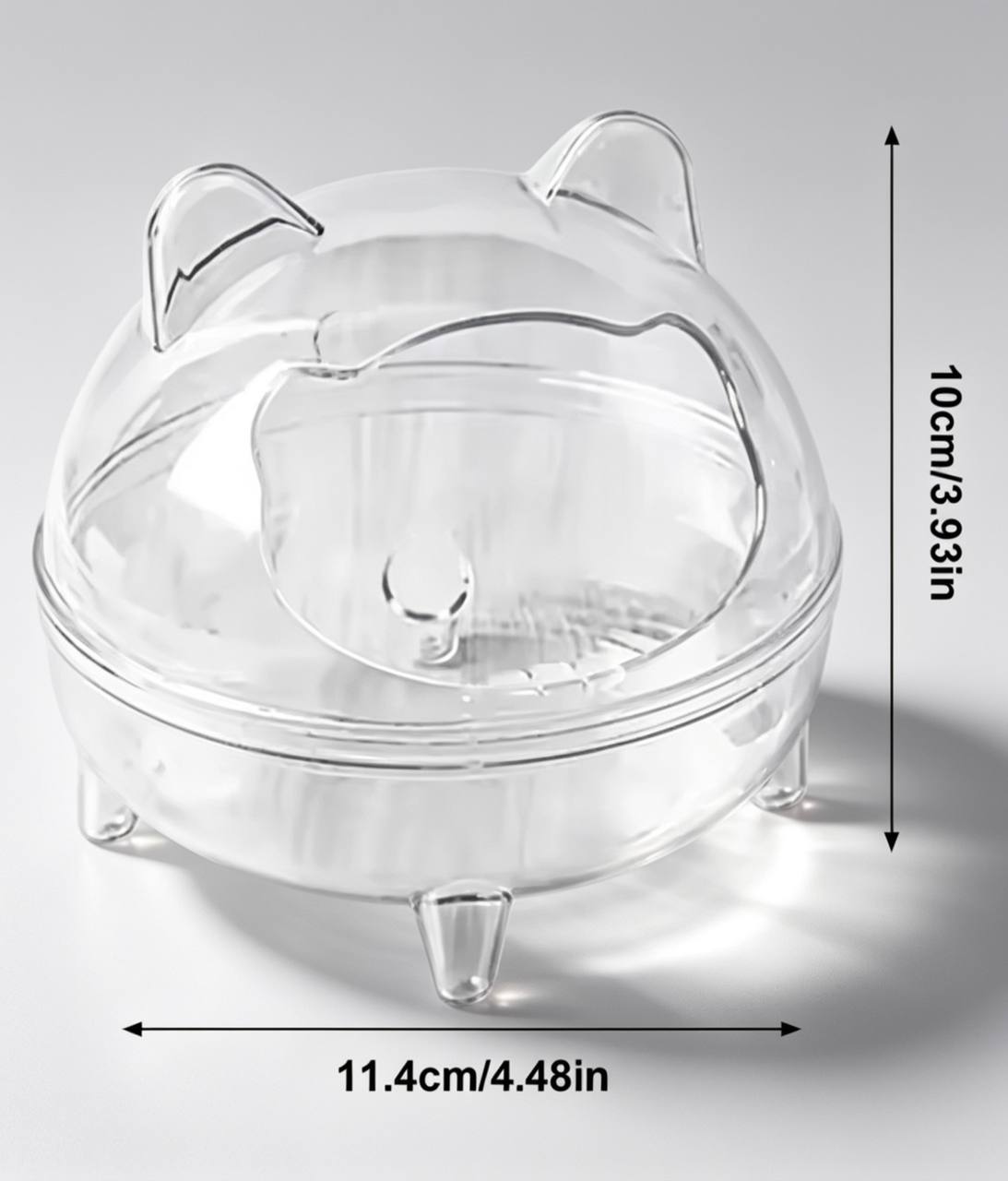 CrystalView™ Hamster Bath & Toilet House